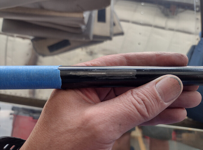 scrape on elevator pushrod