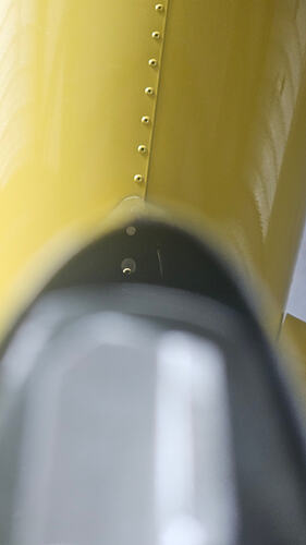 Wire Route Hole at Tail Bottom Rib