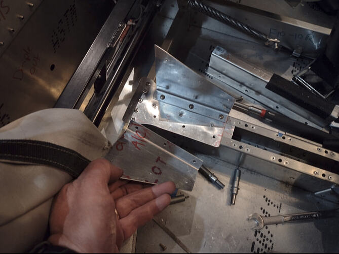 three piece half installed