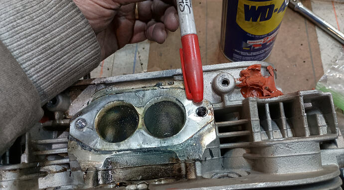 wonky intake threads