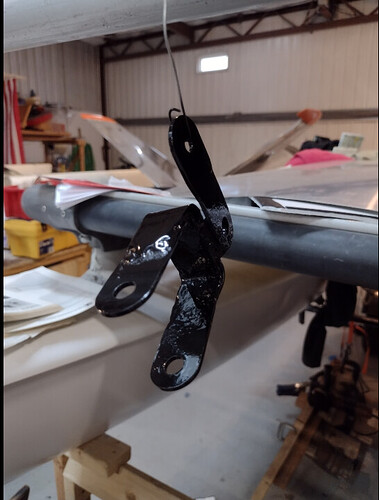 painted reinforced bracket