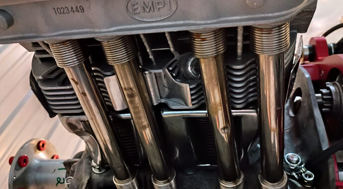 inter cylinder baffle installed